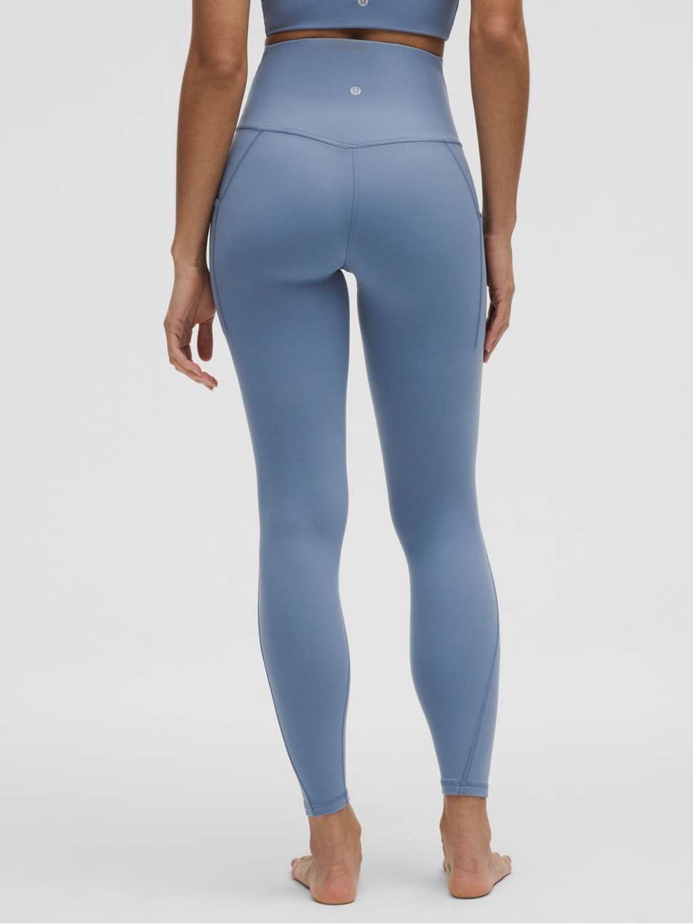 NWT Lululemon Align HR Pant w/Pockets 28” Size 4 Washed Denim - Picture 5 of 10